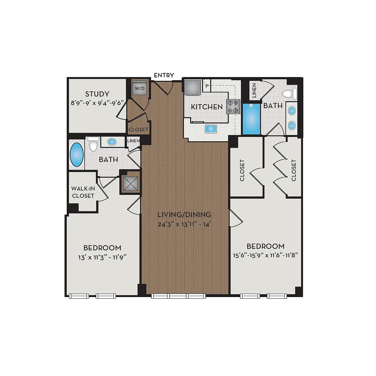 Floor plan B34D1