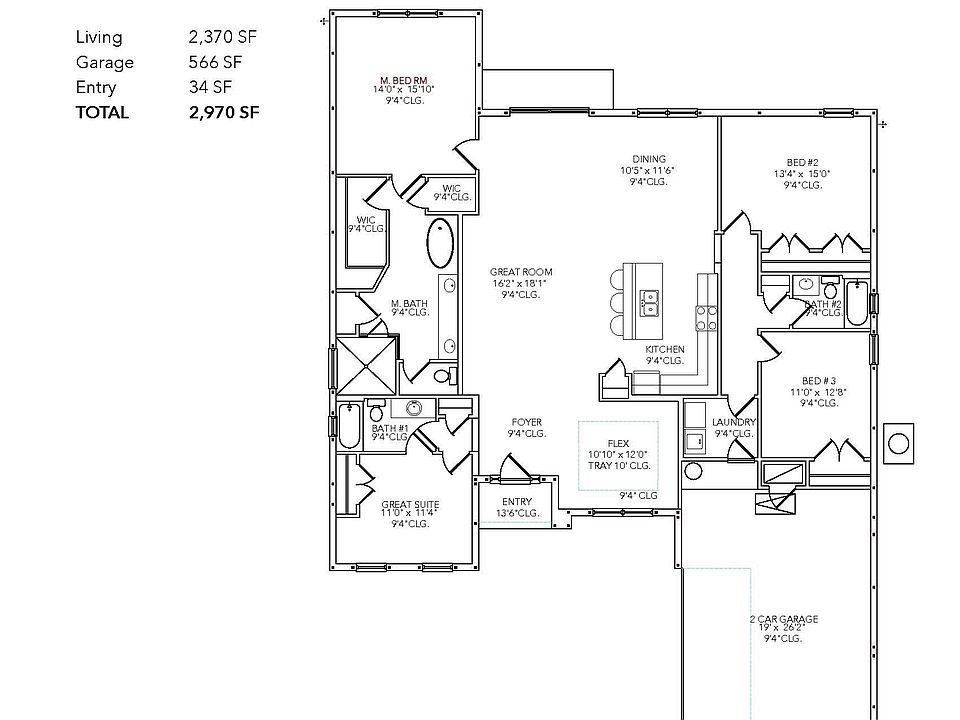 Floor Plan Model 2370