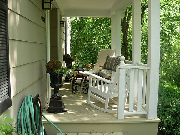 Welcoming front porch