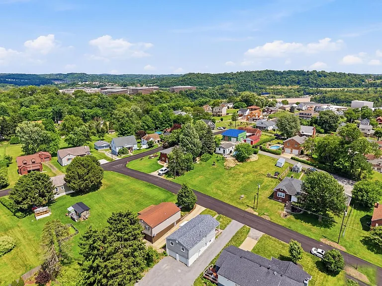 Drone shot - facing the back of the property