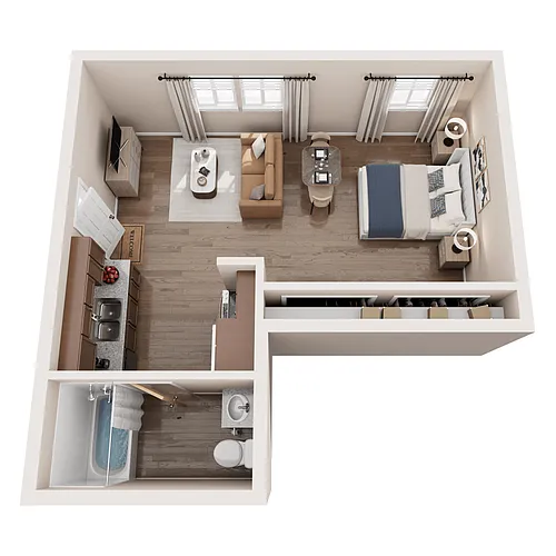Floor plan Studio