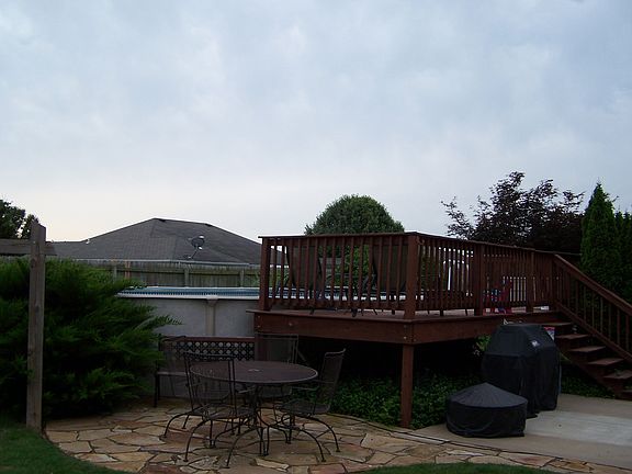 Above Ground Pool with Deck