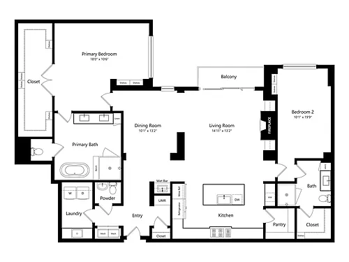 Floor plan PH7