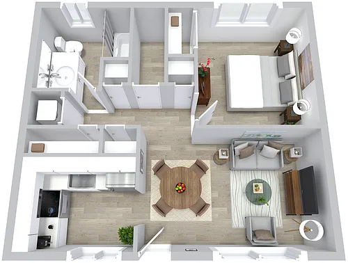Floor plan 1X1