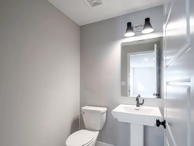 1/2 bath in basement
