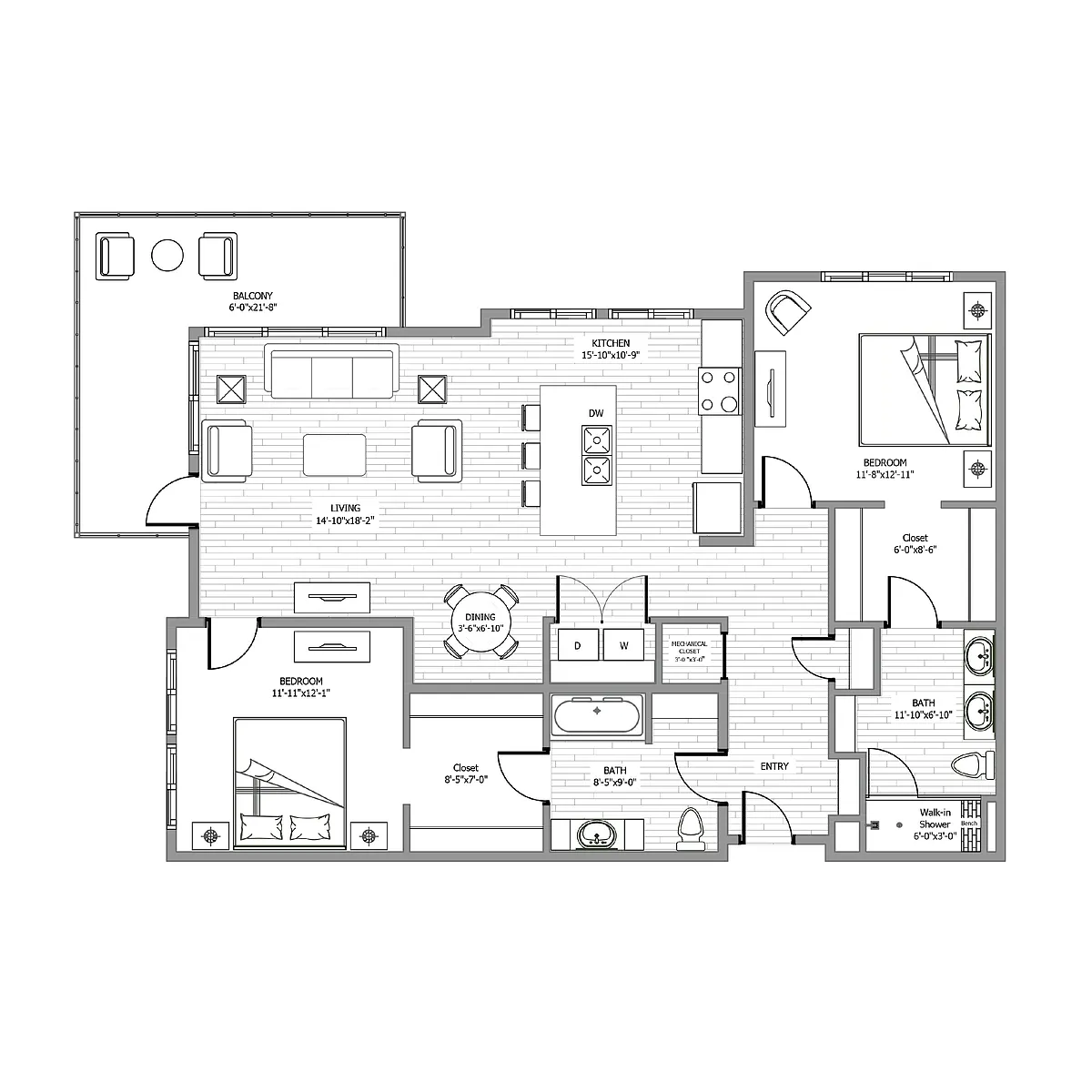 Floor plan B8