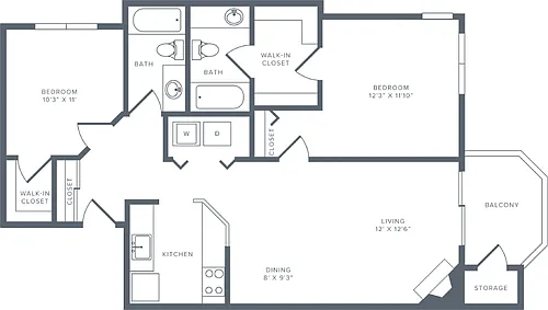 Floor plan MB02R Renovated