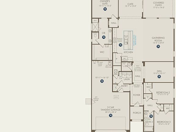 Parklane Floor Plan, Quick Move-In Home, Floor 1