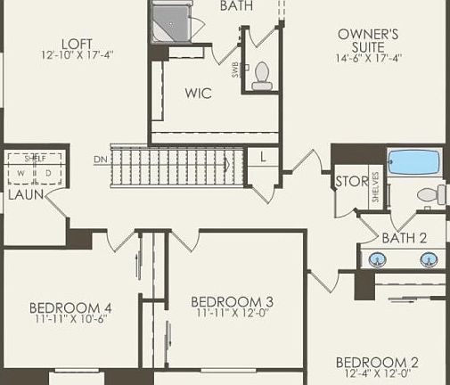 Second Floor 5 br 3 ba