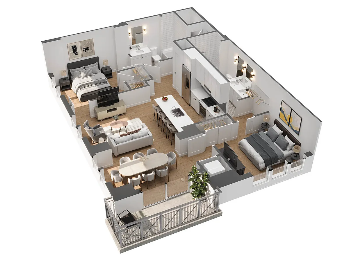 Floor plan B1