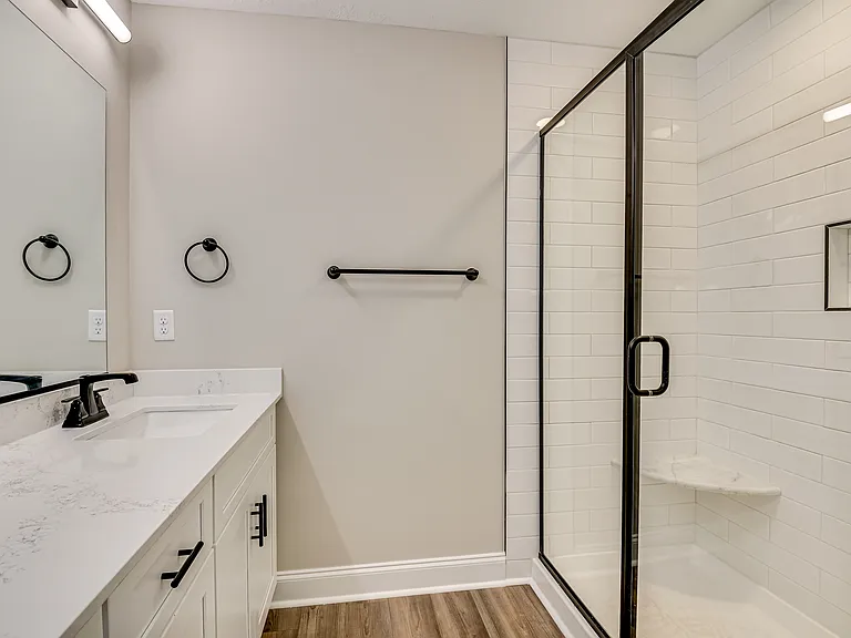 Master shower