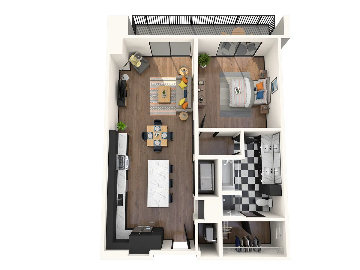 Floor plan A13