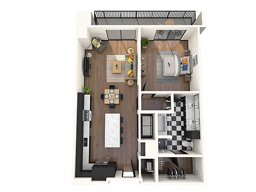 Floor plan A13