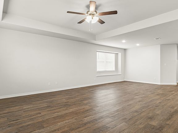 Family room and dining room