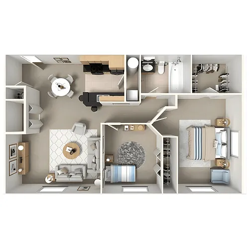 Floor plan Princeton (w/ Den)