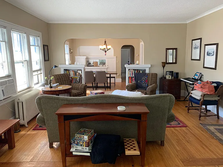 Living room looking towards dining room