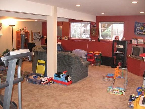 Finished English basement