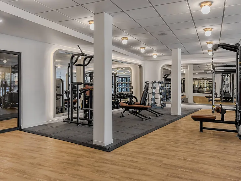 Fitness Center at The Hallon II apartments in Hopkins, MN