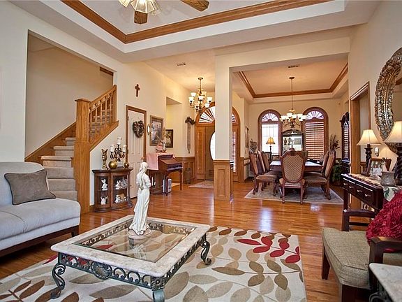 Looking back towards front entry and staircase.