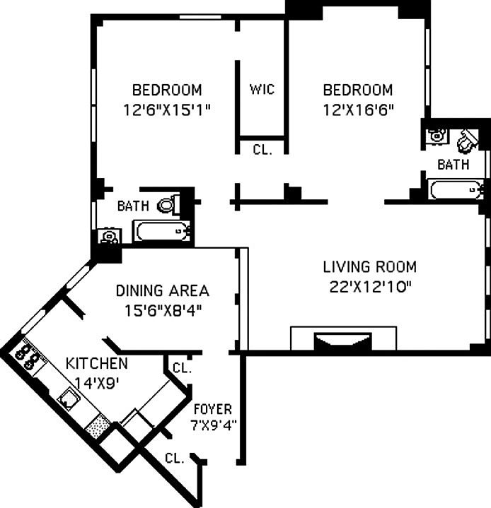 1st image of 302 W 12th St APT 16G