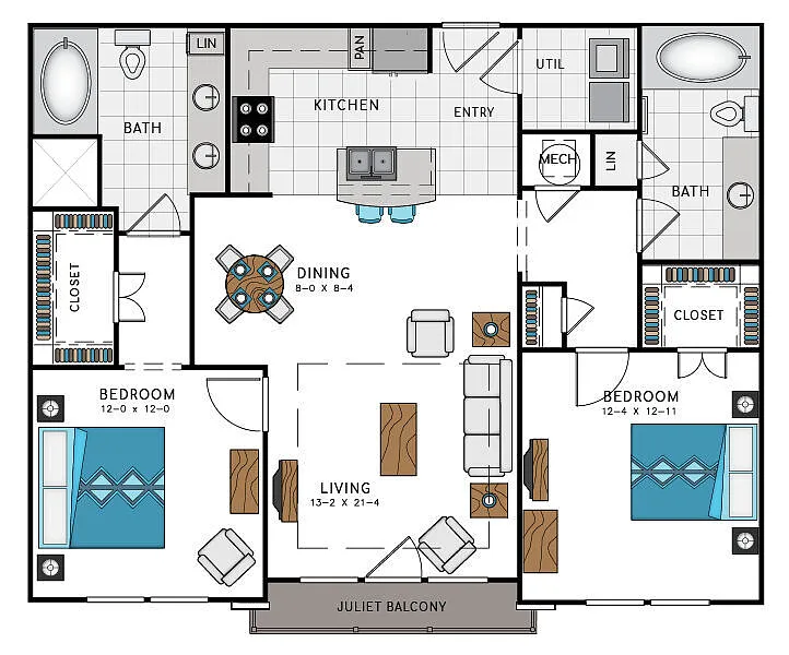 Floor plan B4C