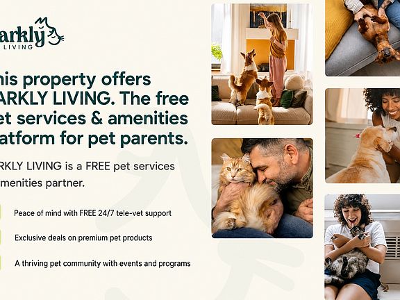 Stone Hill Apartments caters to pet lovers with a range of free services and amenities designed especially for your furry friends. Enjoy a supportive community and expert advice tailored to pet care needs. Explore your new home today!
