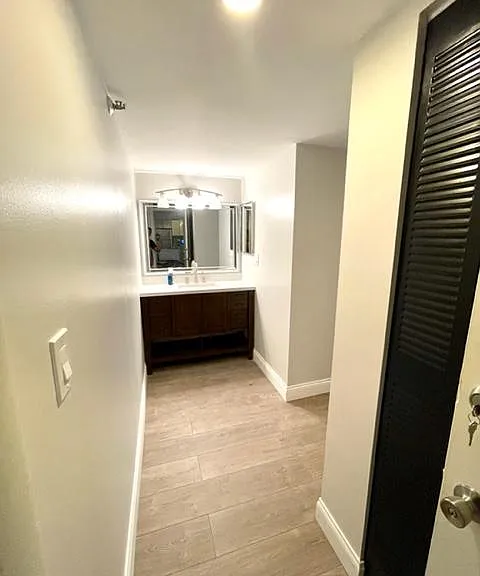 Master bedroom entrance