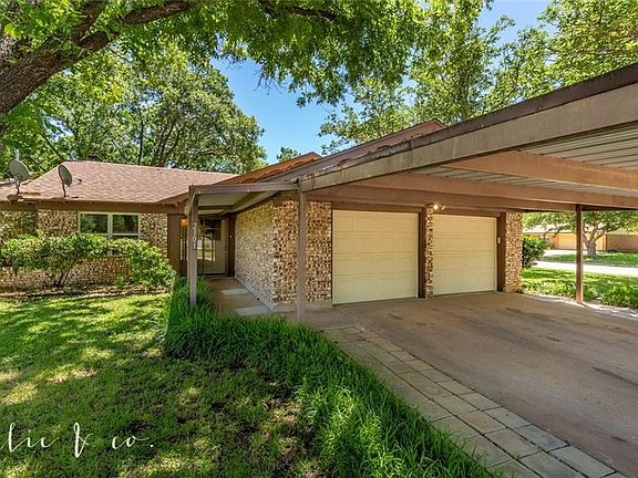 A second entry near the garage is where friends will most likely knock on your door.