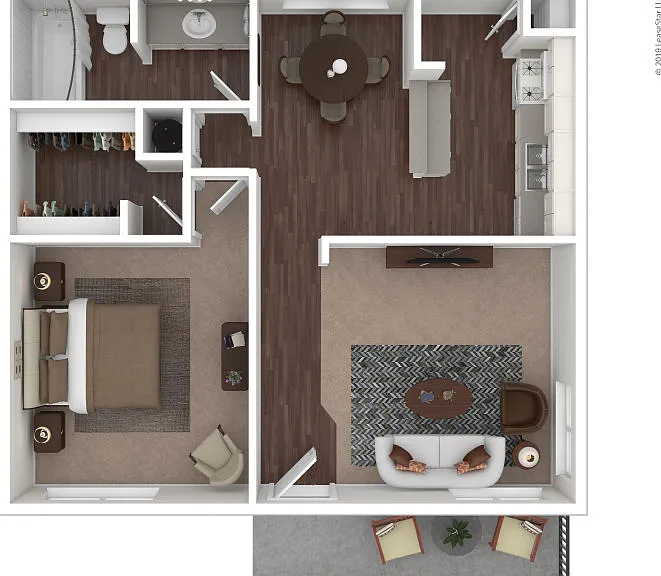 Plan 1 Floorplan Diagram