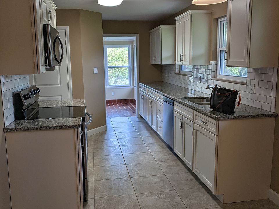 The kitchen has been recently update