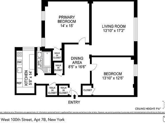 2nd image of 318 W 100th St APT 7B