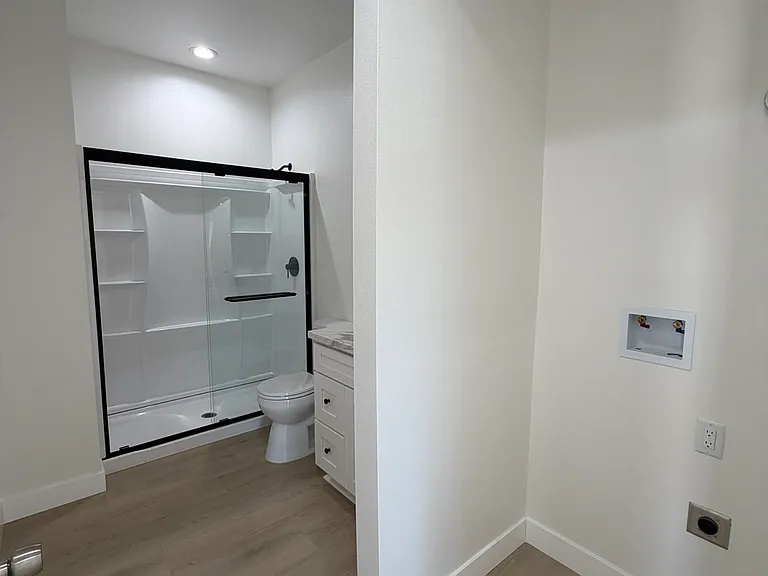 Stackable washer and dryer will be installed prior to move-in.
