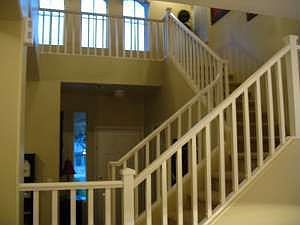 Stairs and entry way