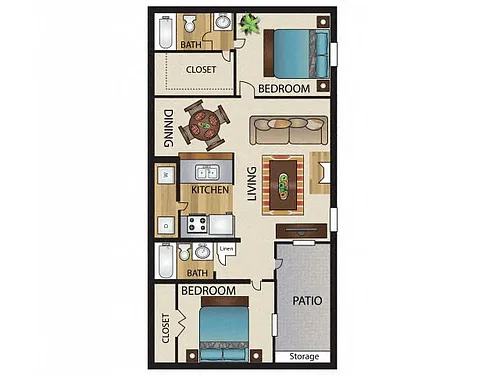 Floor plan B1