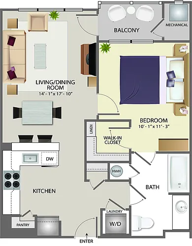 Floor plan 1D