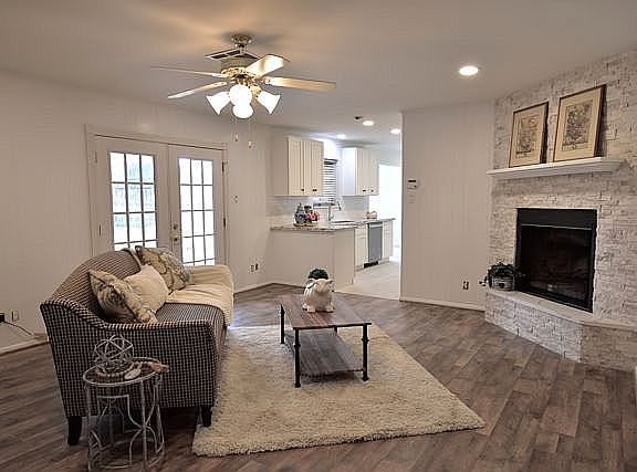 Beautiful fireplace