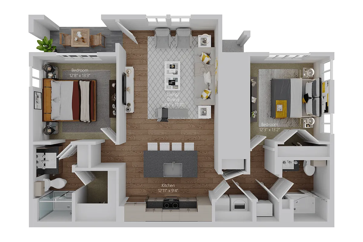Floor plan The Retreat (Select B2L)