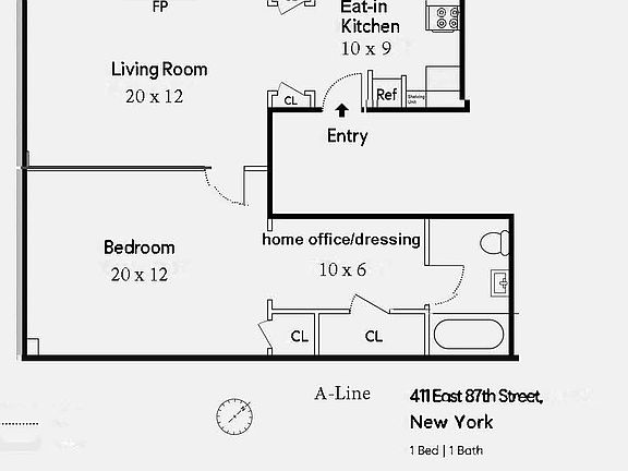3rd image of 411 E 87th St APT 4A