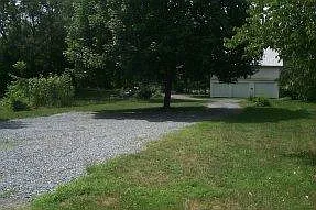 Shared rear yard with off street parking