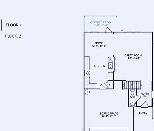 Springfield Floor Plan, Quick Move-In Home, Floor 1