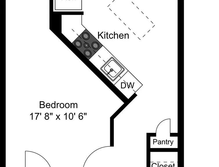 1 Bedroom Type B 1 Bedroom Type B