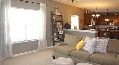 Open concept great room/kitchen.