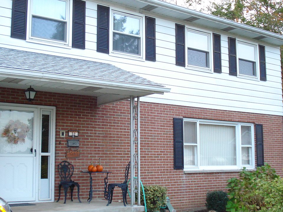 Brick and aluminum outside