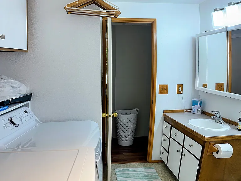 Bathroom three/Laundry room