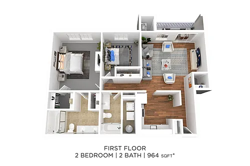Floor plan B1 Fox Ridge