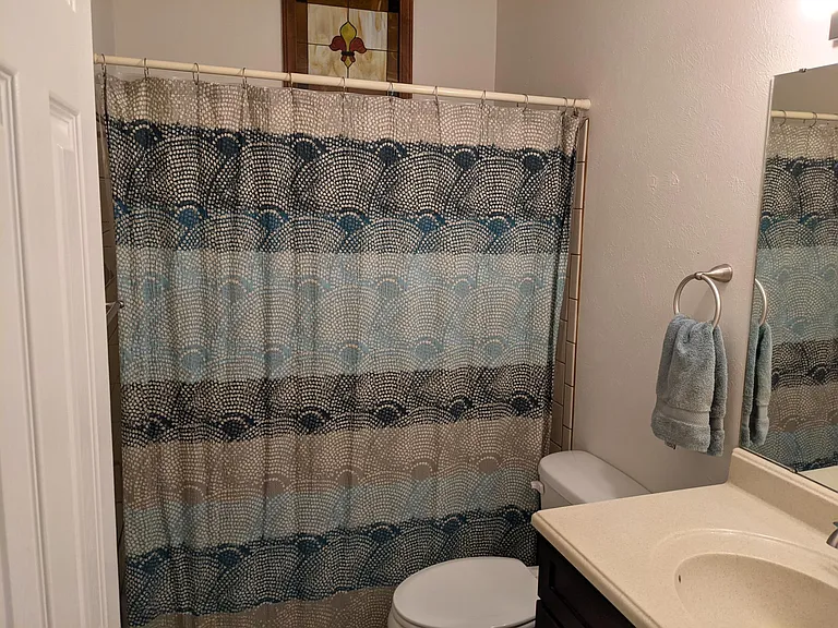 Main Bathroom with bathtub