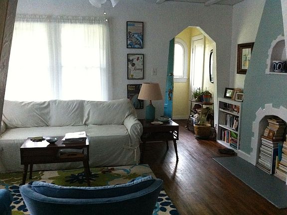 Living room and entry
