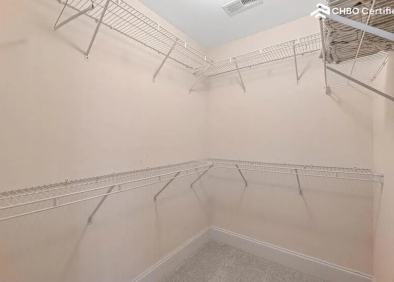 2nd floor master one of two closets