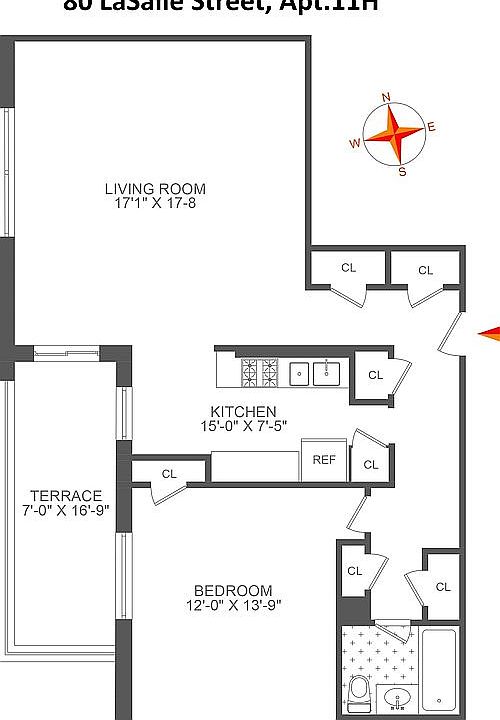 2nd image of 80 La Salle St APT 11H
