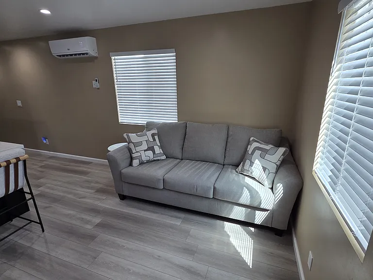 Full size sofa
remote control AC unit